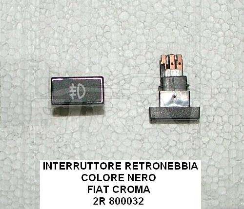 INTERRUTTORE RETRONEBBIA FIAT CROMA NERO